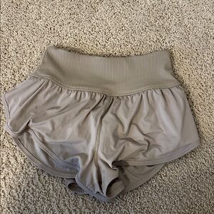 Brown free people moment shorts